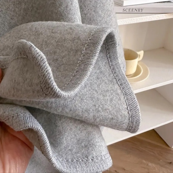 Gorgeous Shawl Coat Dark Khaki One Size - Picture 5 of 5